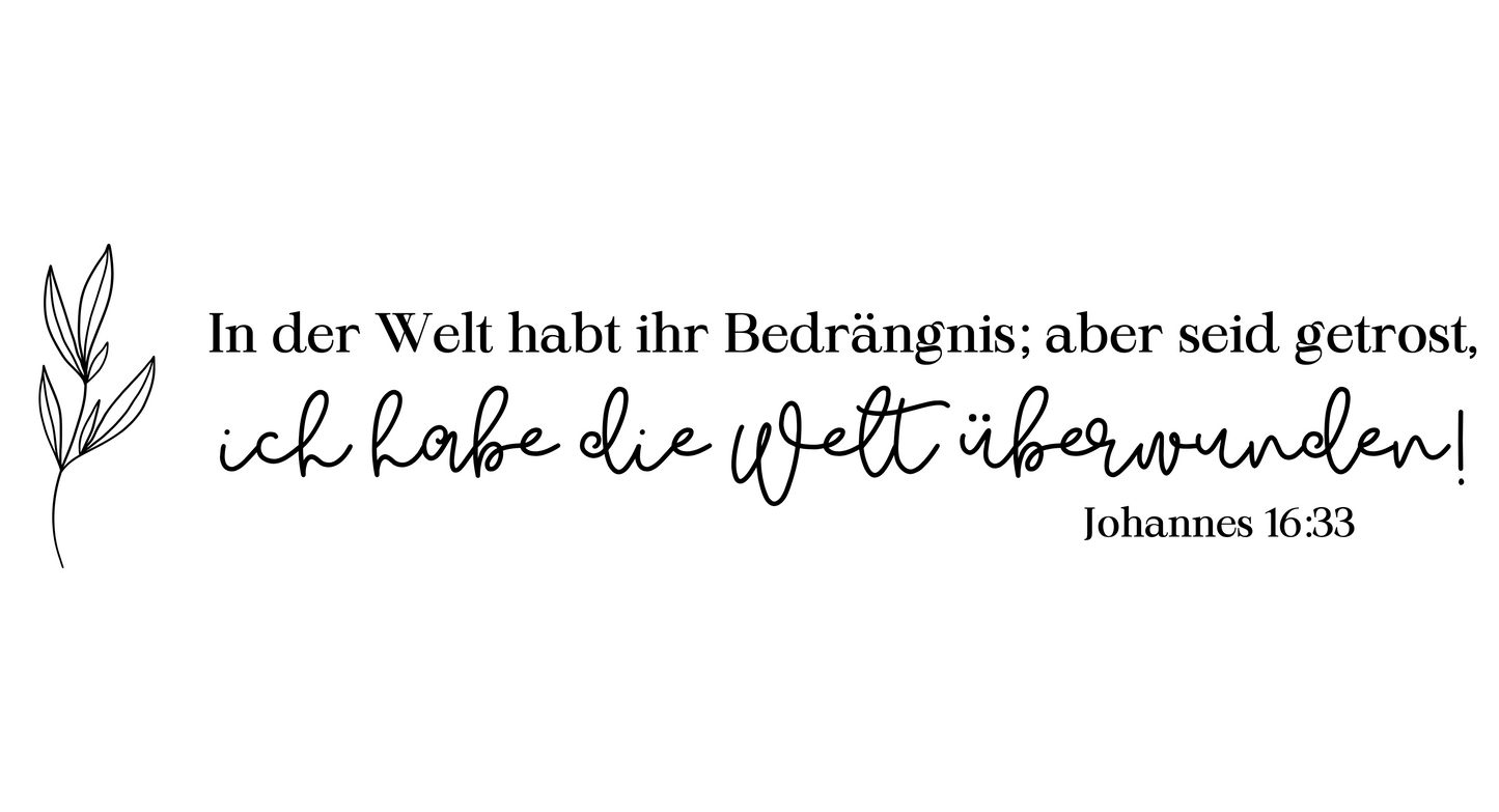 Johannes 16, 33